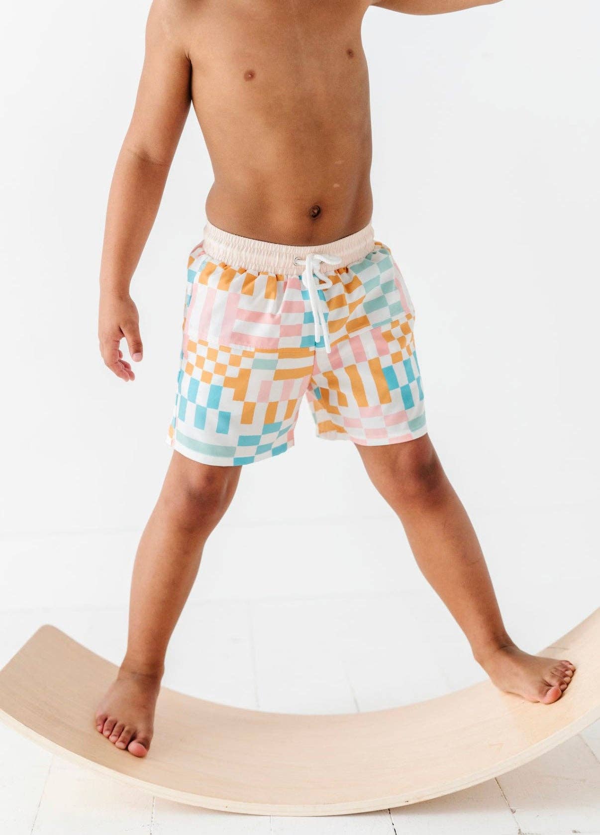 Checkered | Swim Shorts