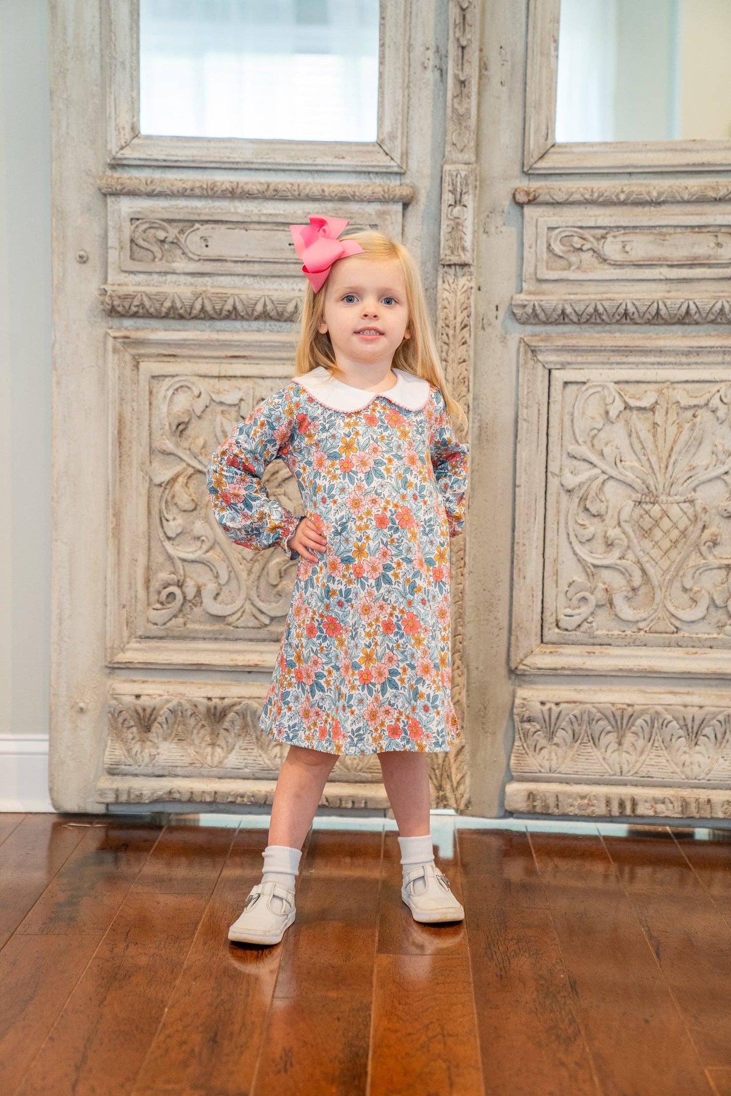 Presley Kait Sienna Floral Kid's Dress