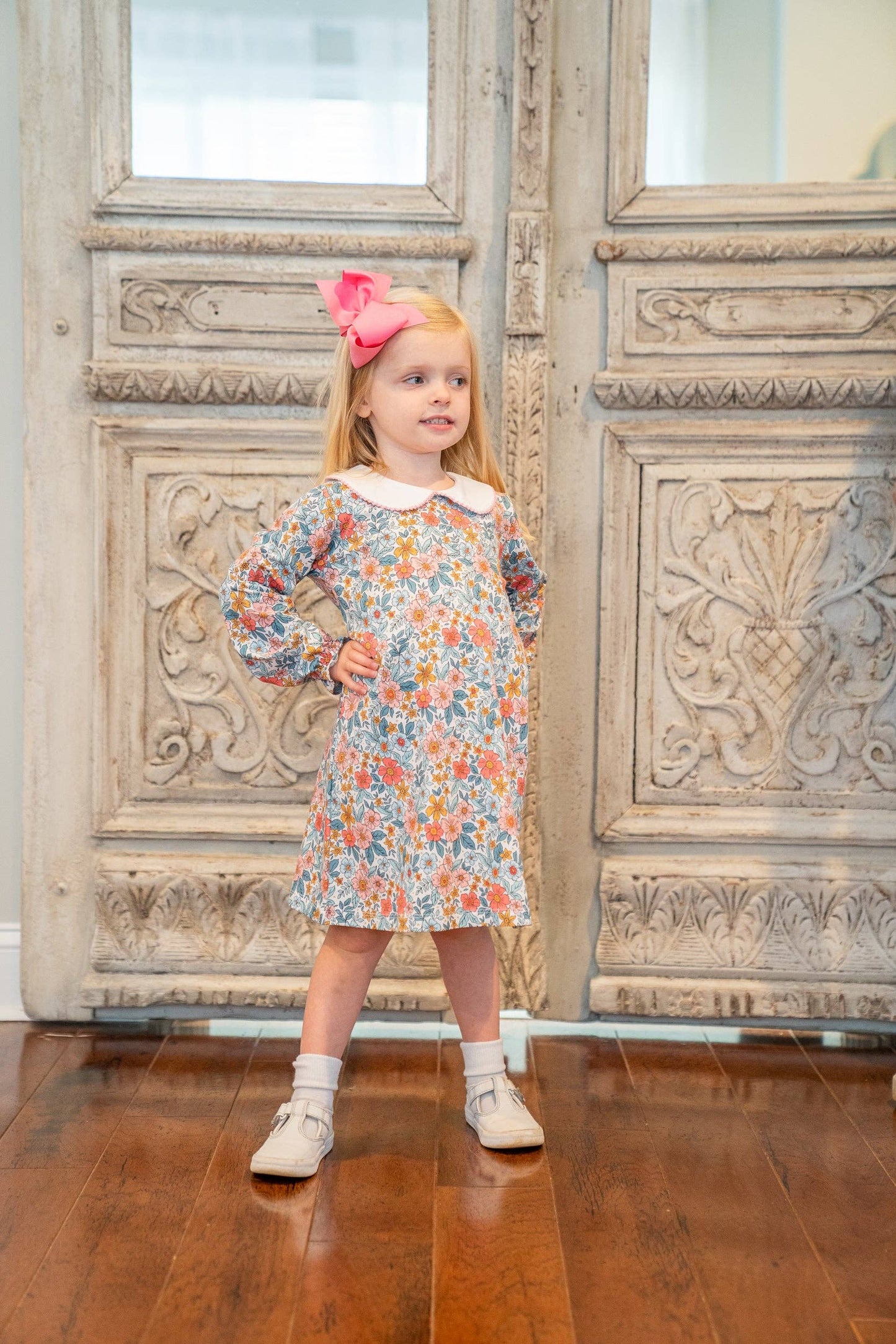 Presley Kait Sienna Floral Kid's Dress