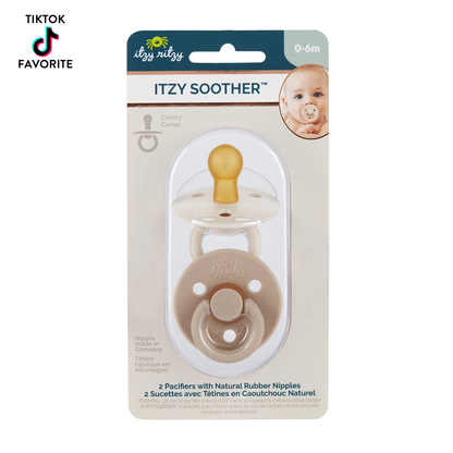 *NEW SIZE* Itzy Soother™ Natural Rubber Paci Sets