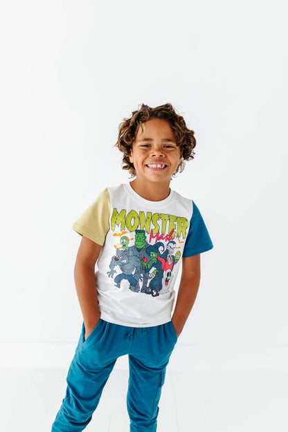 MONSTER MASH | Graphic Tee (Colorblock)