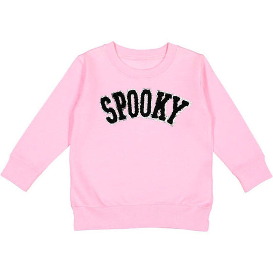 Spooky Patch Halloween Sweatshirt - Kids Halloween Crewneck