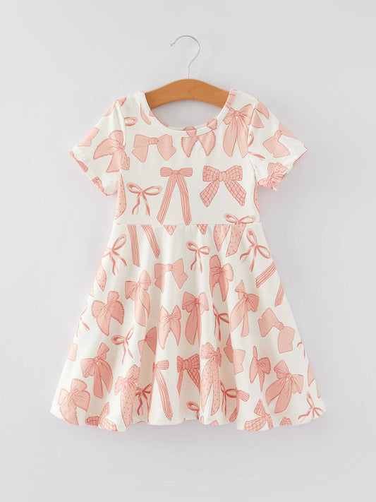 Bow Print Dress