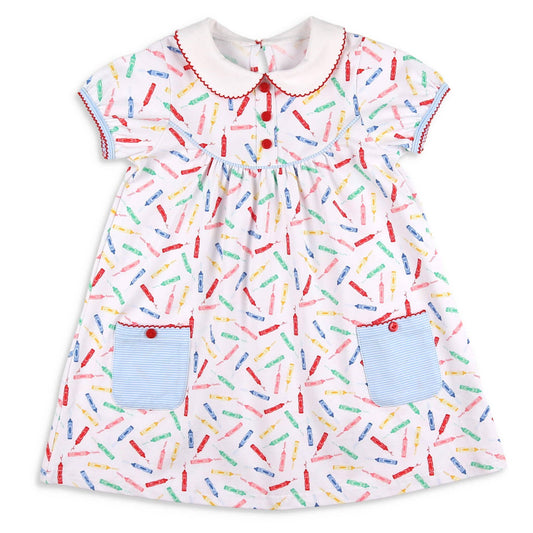 Girls Eloise Dress - Color Me Happy