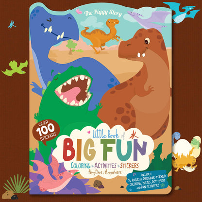 Dinosaur World Stocking Stuffer Gift Pack for Kids