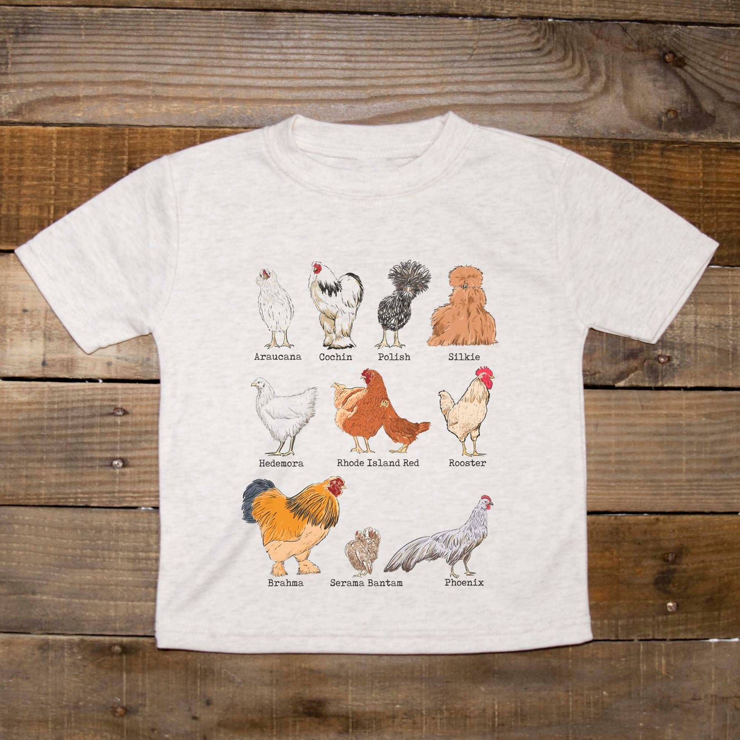 Chicken Breeds Homestead Farm Tee