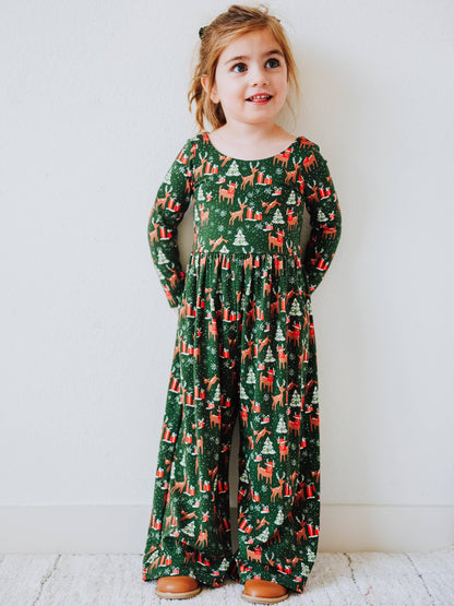 SweetHoney Leggy Romper - Mystic Forest