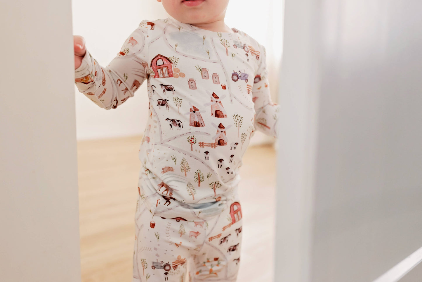 Bamboo 2-Piece Pjs - Farm Map