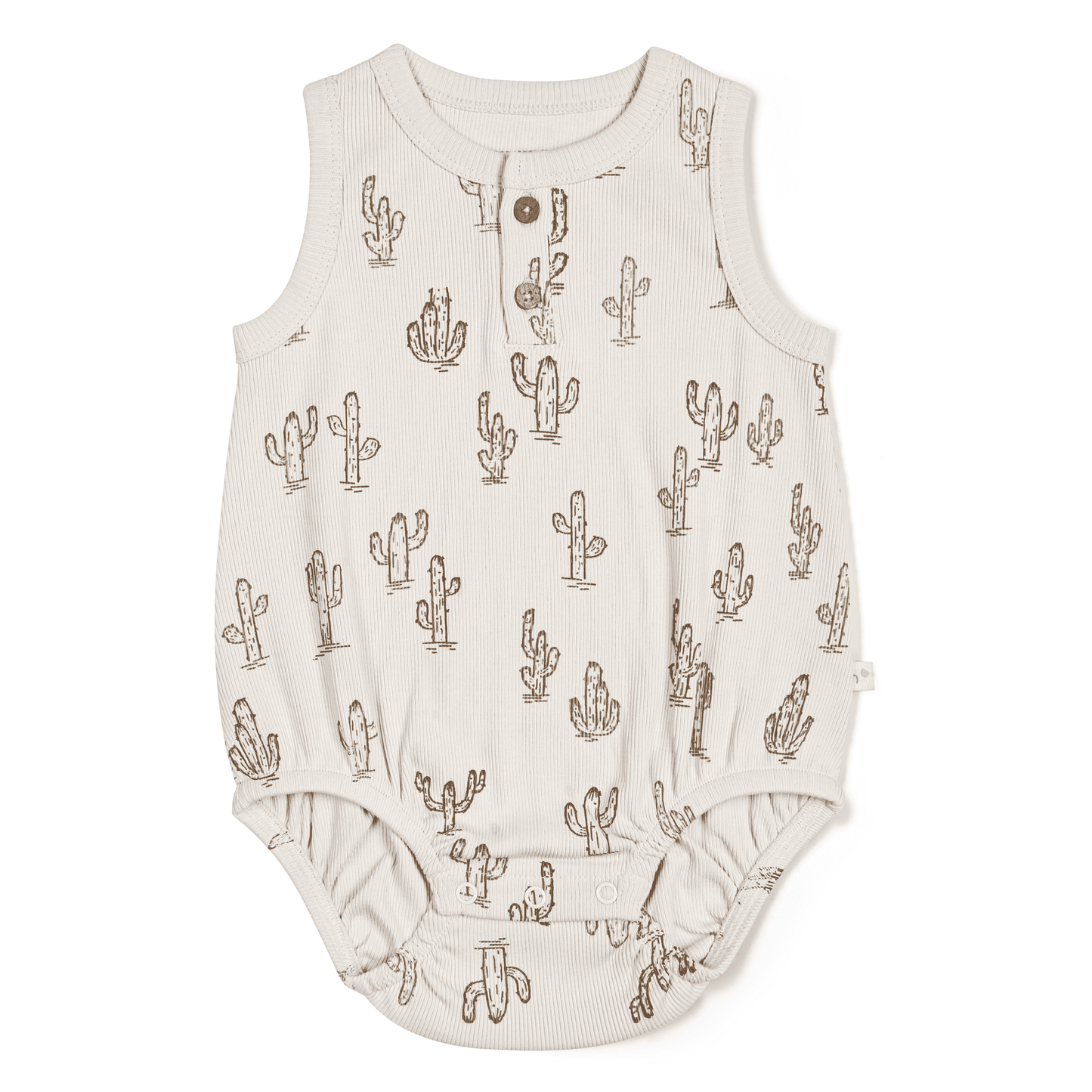 Organic Bubble Onesie - Cactus