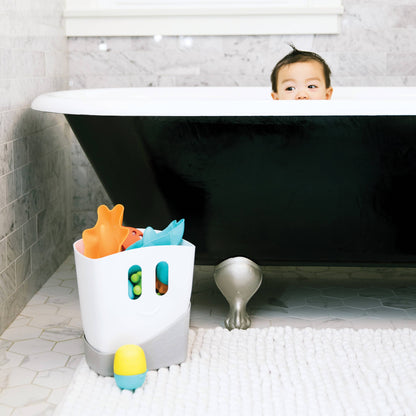 Gray Bath Toy Drying Bin