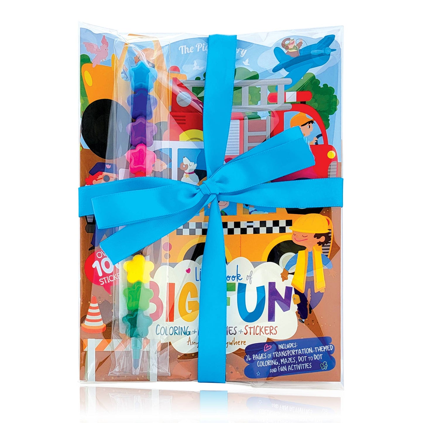 Crazy Car Town Stocking Stuffer Activity Gift Pack for Kids