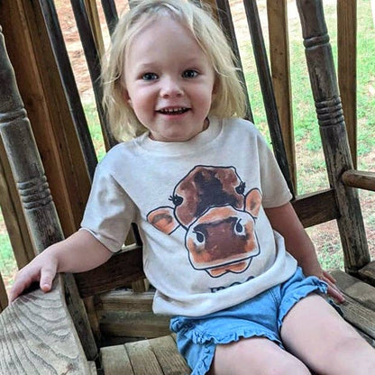 "MOO" Cow Country Western Summer Boy Clothing