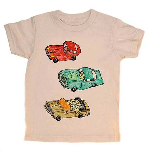 3 Cars - Kids Organic Tee/Long Sleeve