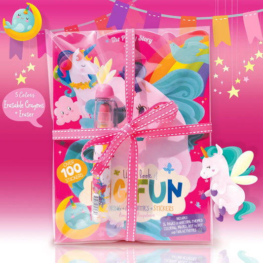 Unicorn Land Stocking Stuffer Coloring Gift Pack for Kids