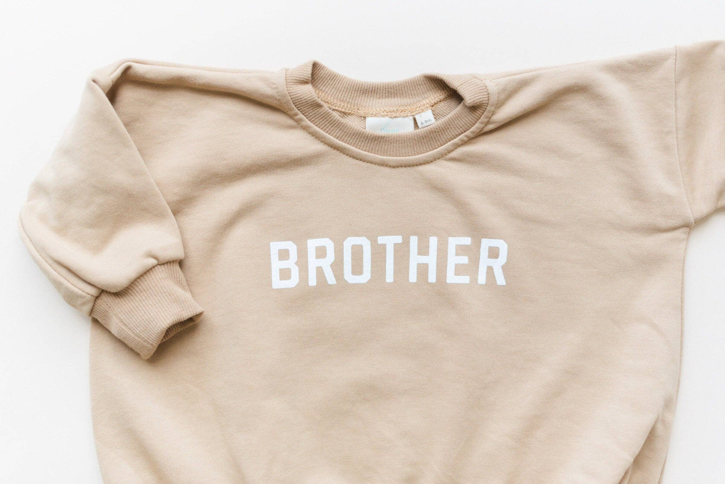 Brother Graphic Oversized Sweatshirt Romper