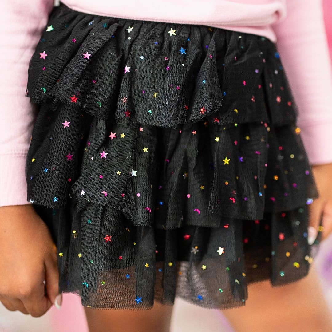 Starry Night Petal Tutu - Dress Up Skirt- Kids Halloween