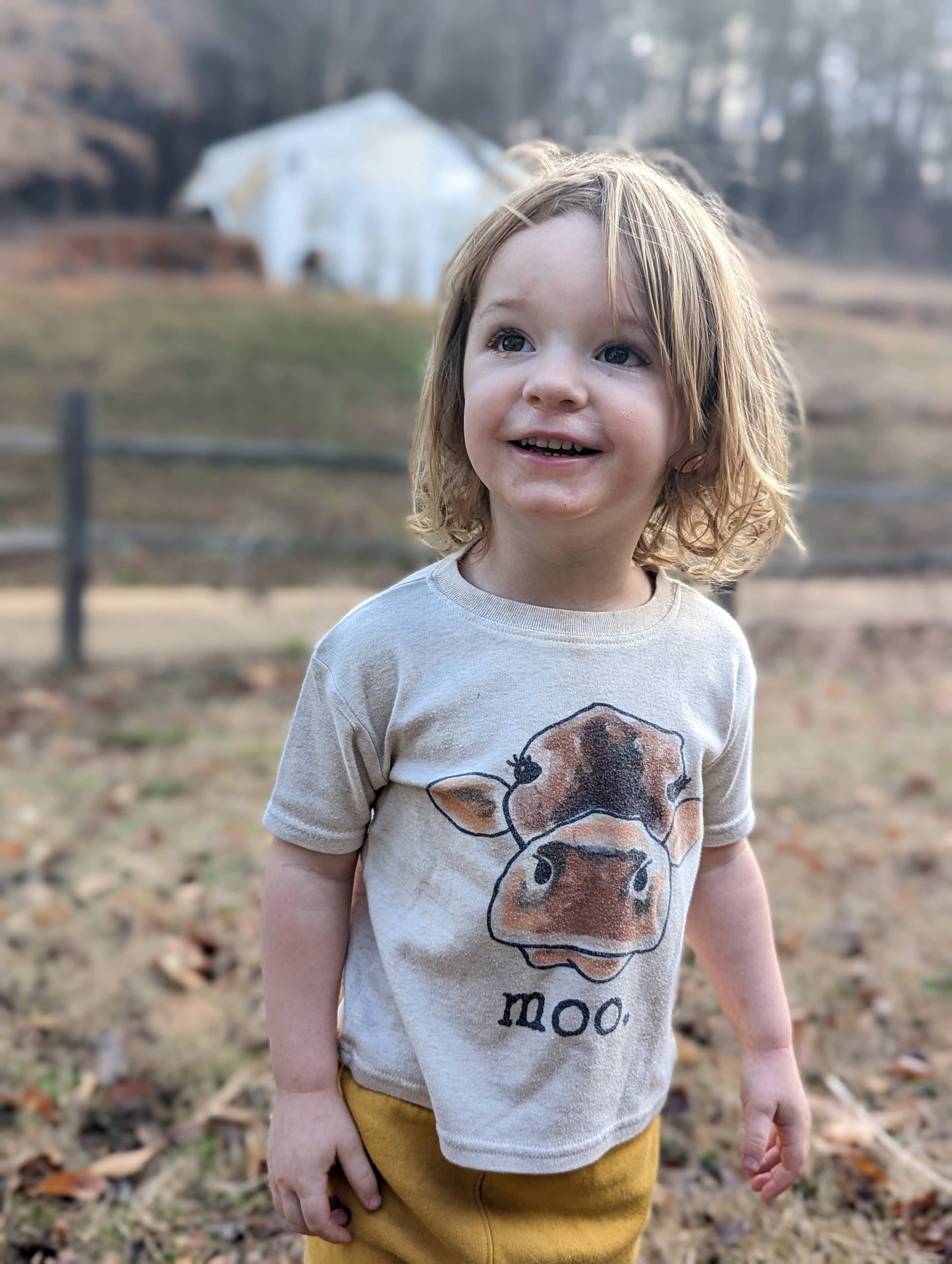 "MOO" Cow Country Western Summer Boy Clothing