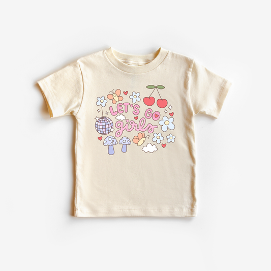 Let's go Girls Summer Beach Toddler and Youth Shirt