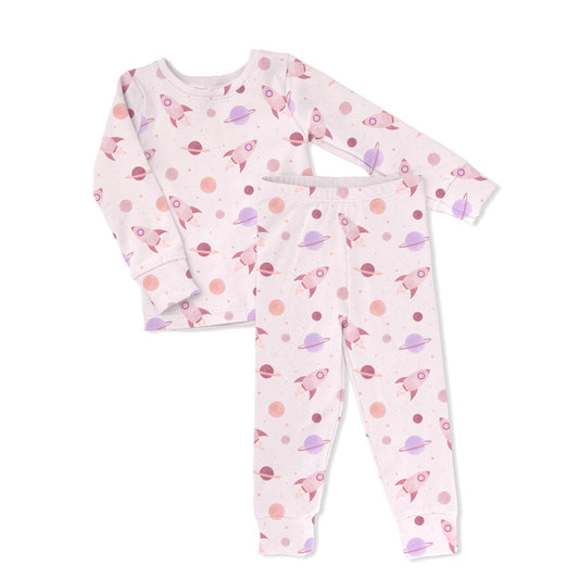 Rocket Girl 2-Piece Bamboo Pajamas