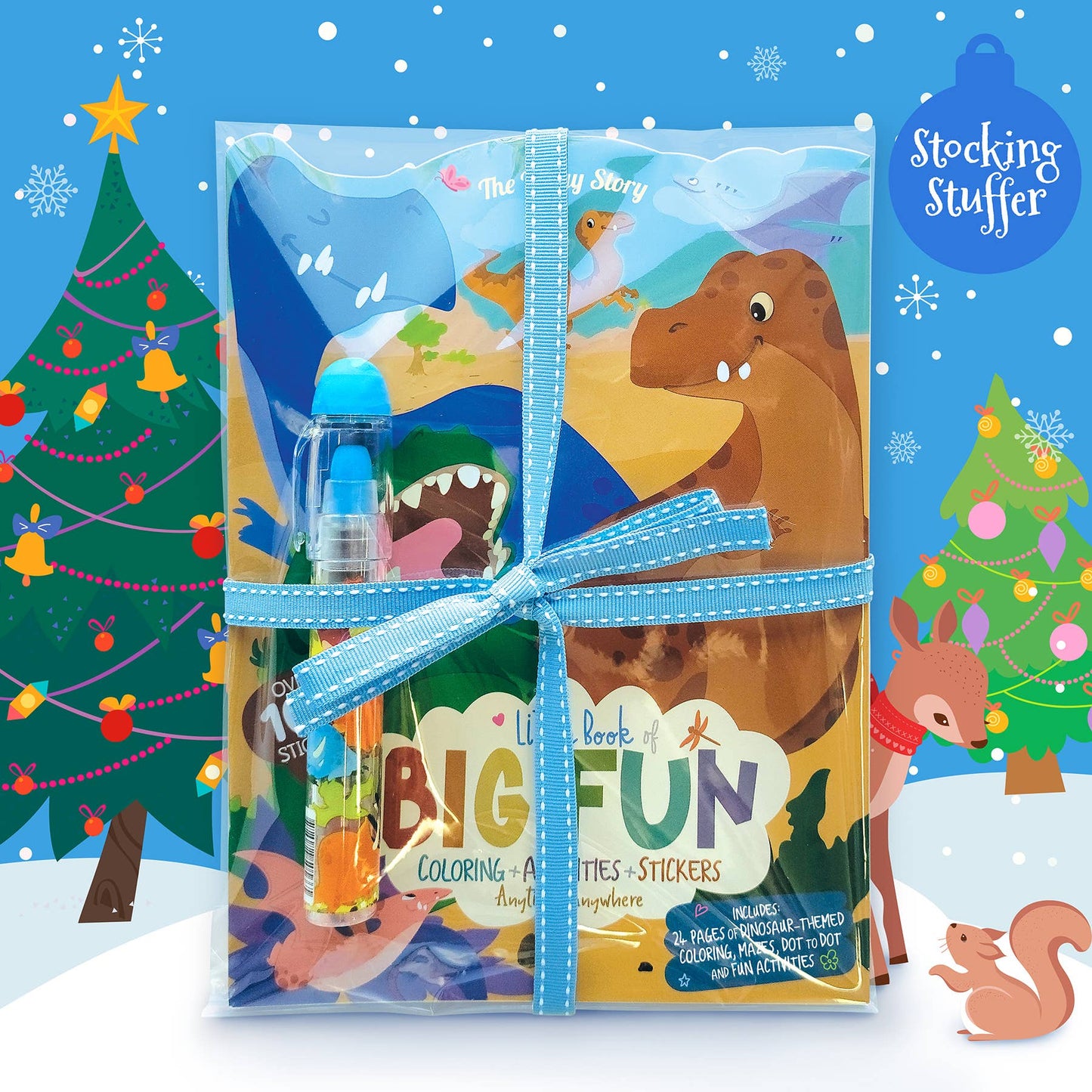 Dinosaur World Stocking Stuffer Gift Pack for Kids