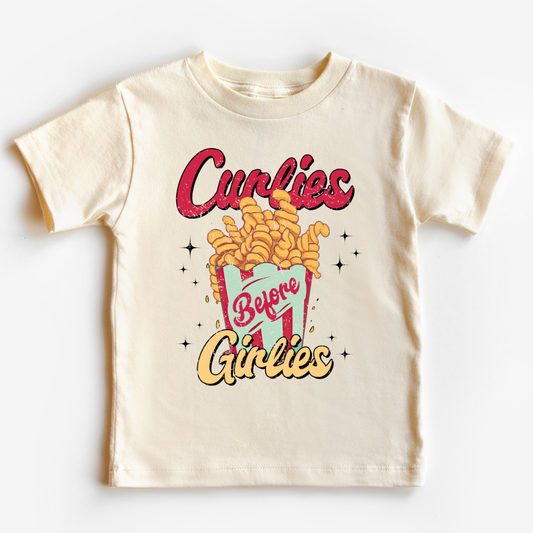 Curlies before Girlies- Toddler T-shirt