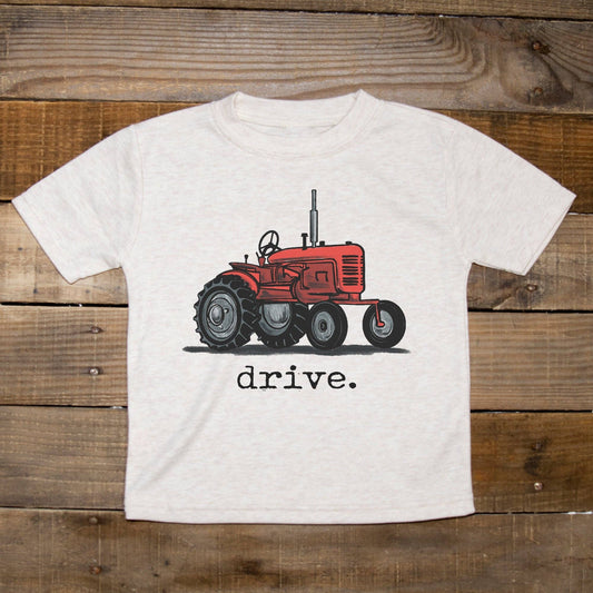 "Drive" Red Tractor Tee