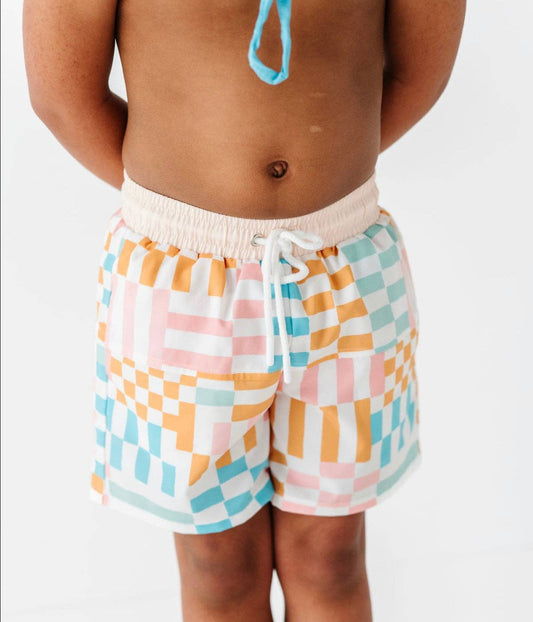 Checkered | Swim Shorts