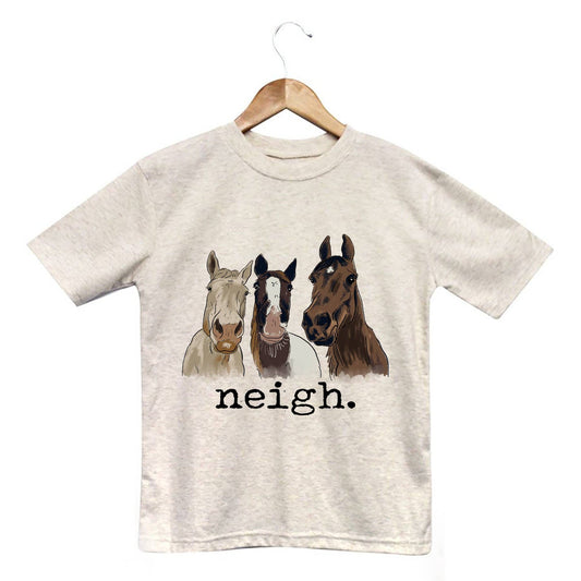 "Neigh" horse Tee